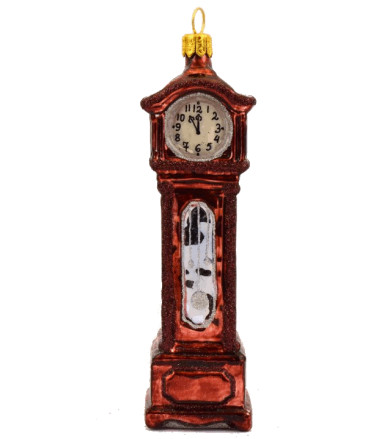 Zegar stojący brązowy 13 cm